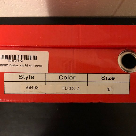 Fuchsia Andres Machado Sparkle Heels - Picture 7 of 7